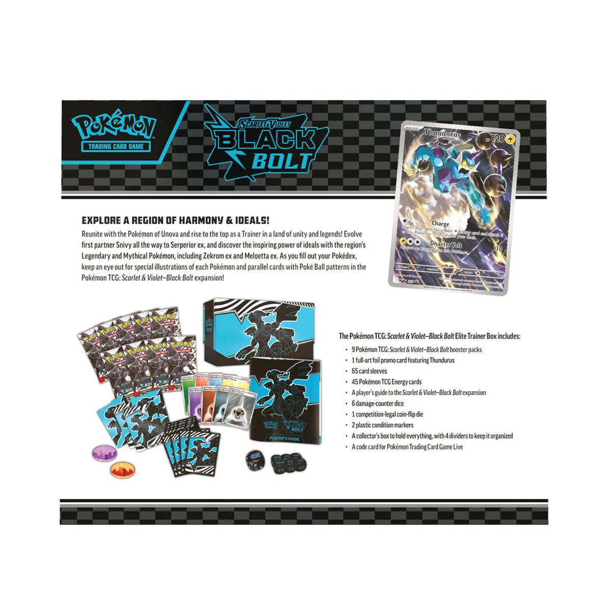 Pokémon TCG: Scarlet & Violet – Black Bolt Elite Trainer Box (ETB)